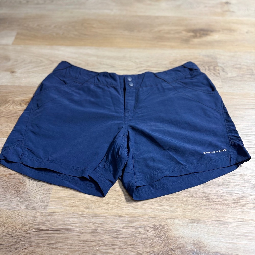 Columbia (Navy) PFG Fishing Shorts Womens Large